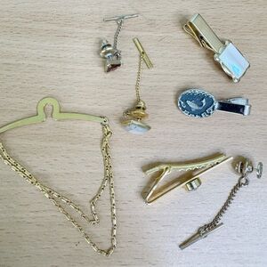 Vintage Men’s Tie Clips And Pins